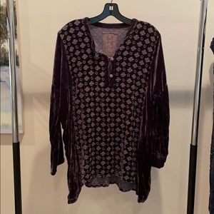 Johnny Was Velvet Dress